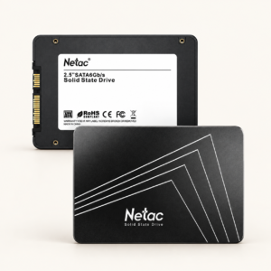 وحدة تخزين Netac SATA — هيكل أسود، سعات متعددة