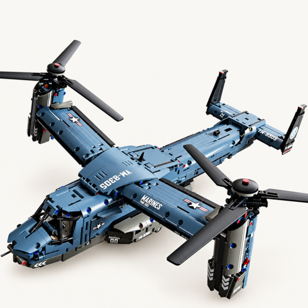 مجموعة مكعبات طائرة V-22 أوسبري للتجميع